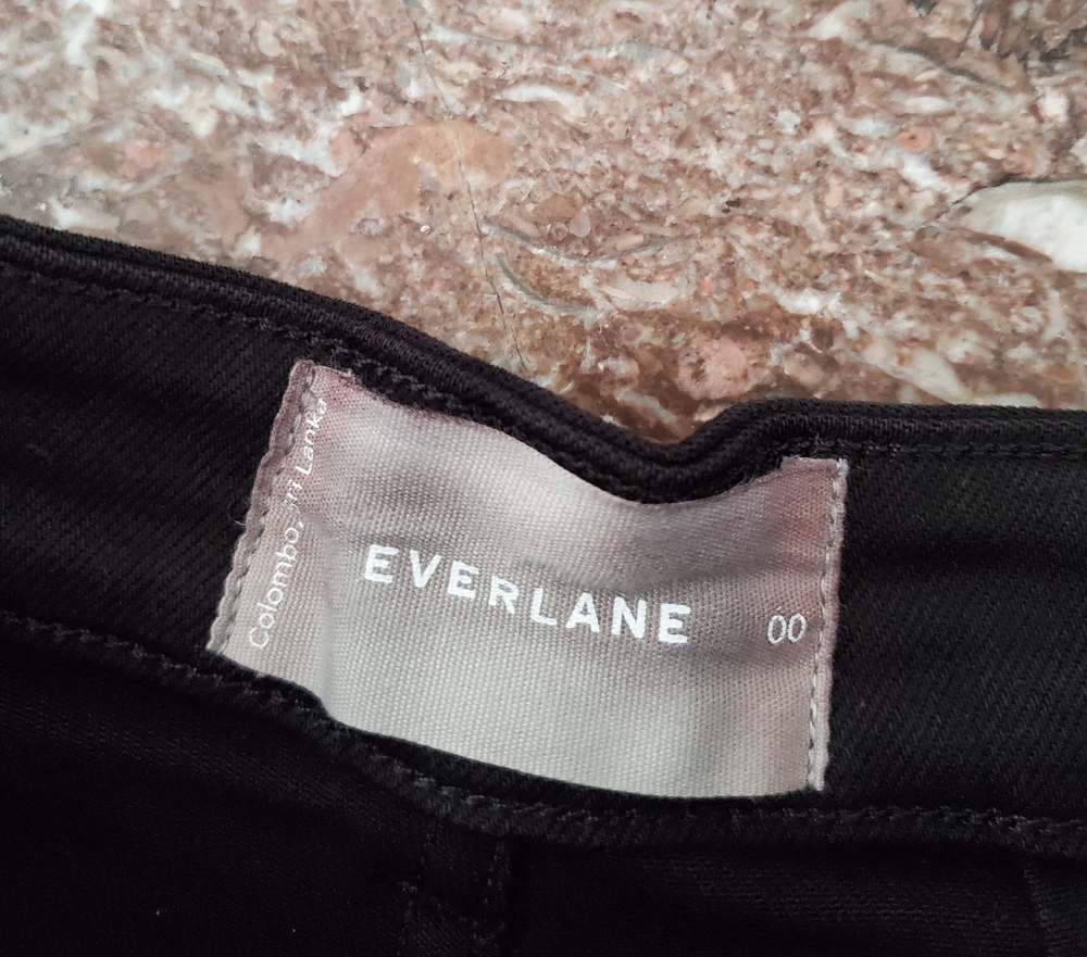 Everlane Cotton Shorts Black Size 00 XXS - Picture 4 of 4